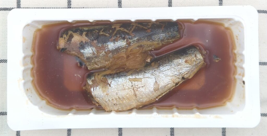いわしの生姜煮中身