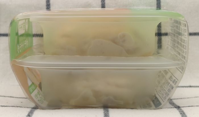 ポテトサラダ側面から見たパック数(2パック)