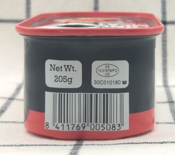 くり豚ランチョンミートの缶詰を側面から撮影4