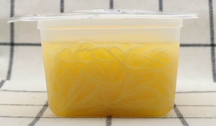 「玉子とうふそうめん風」のパックの側面2