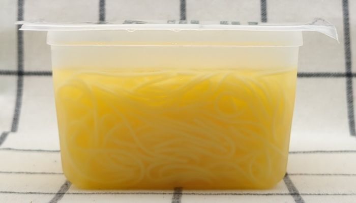 「玉子とうふそうめん風」のパックの側面1
