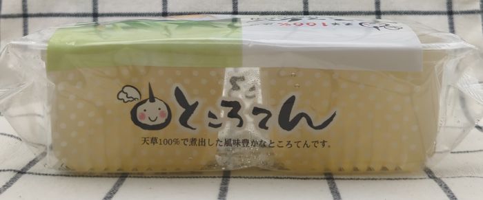 ところてん(三杯酢たれ付)のパッケージ側面2
