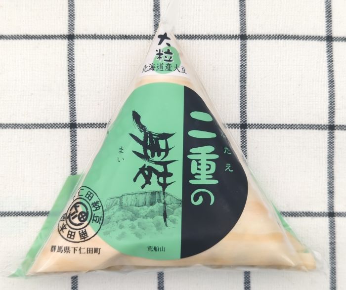 「二重の舞」のパッケージ上部(商品ラベル)